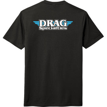 Camiseta ajustada Drag Specialties - Negra - Talla 3XL 3030-23627