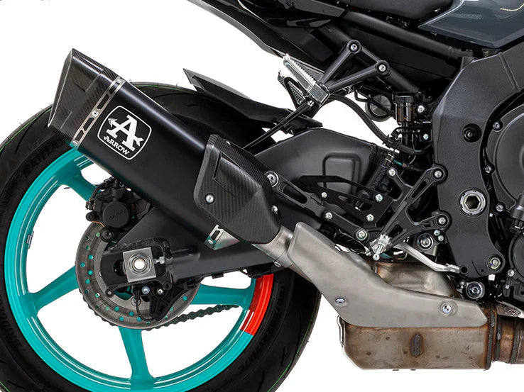 Escape deslizante Arrow Pista 71507PTN, titanio oscuro, para Yamaha MT-10 2022-2025