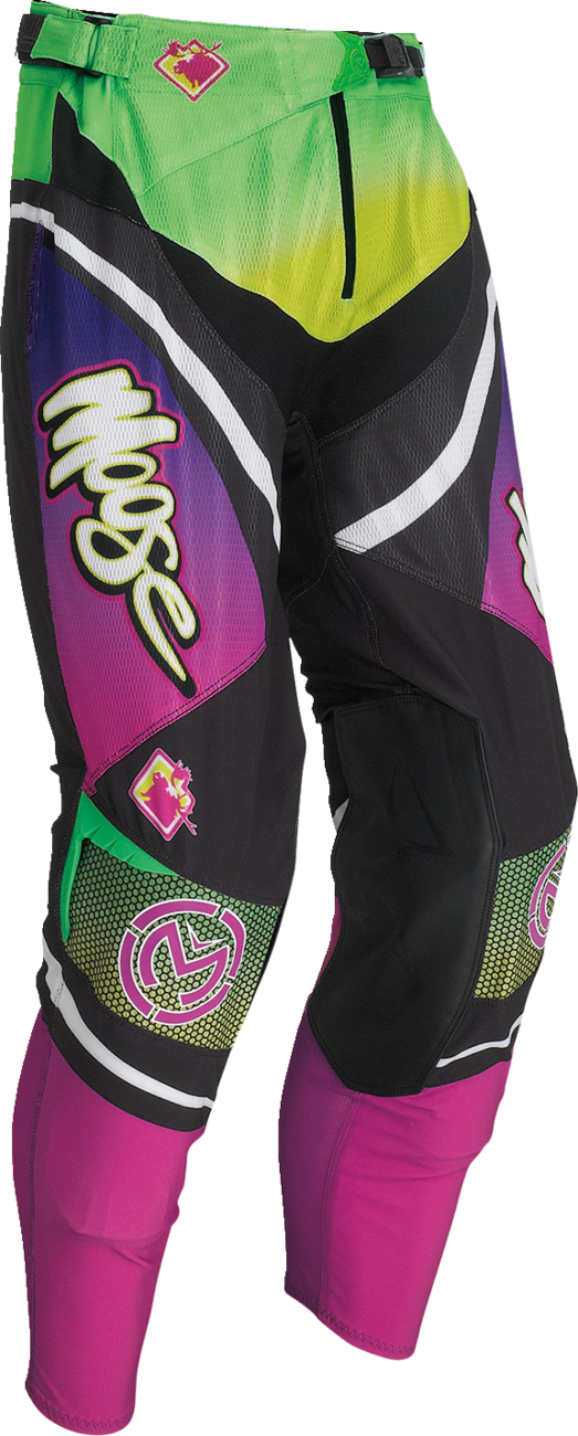 Pantalones Sahara de MOOSE RACING - Morado/Verde - 40 2901-10416