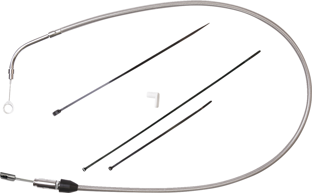 Cable de embrague DRAG SPECIALTIES - Superior - 41" - Acero inoxidable 5323502HE