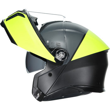 AGV Tourmodular Motorcycle Helmet - Balance - Black/Yellow Fluo/Gray - XL 211251F2OY00115