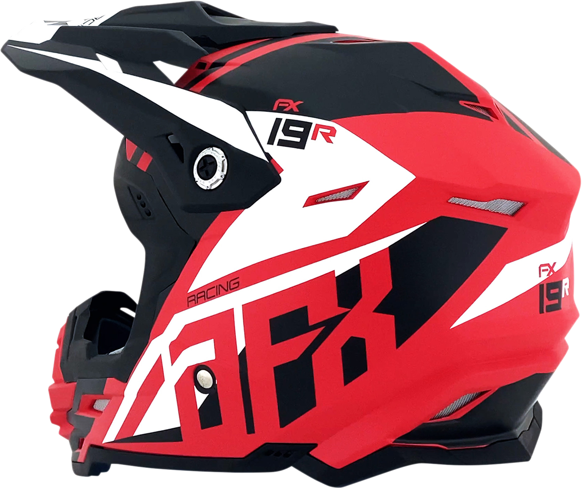 Casco de moto AFX FX-19R - Racing - Rojo mate - XL 0110-7066