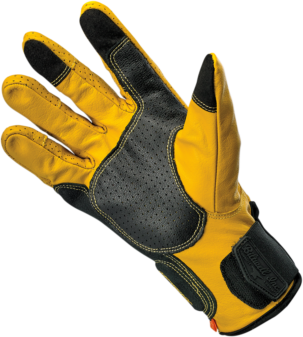 Guantes BILTWELL Borrego - Dorado/Negro - 2XL 1506-0701-306