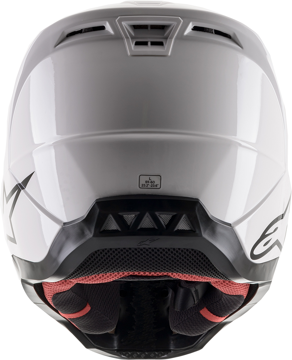 Casco de motocicleta ALPINESTARS SM5 - Sólido - Blanco brillante - 2XL 8303121-2180-2X