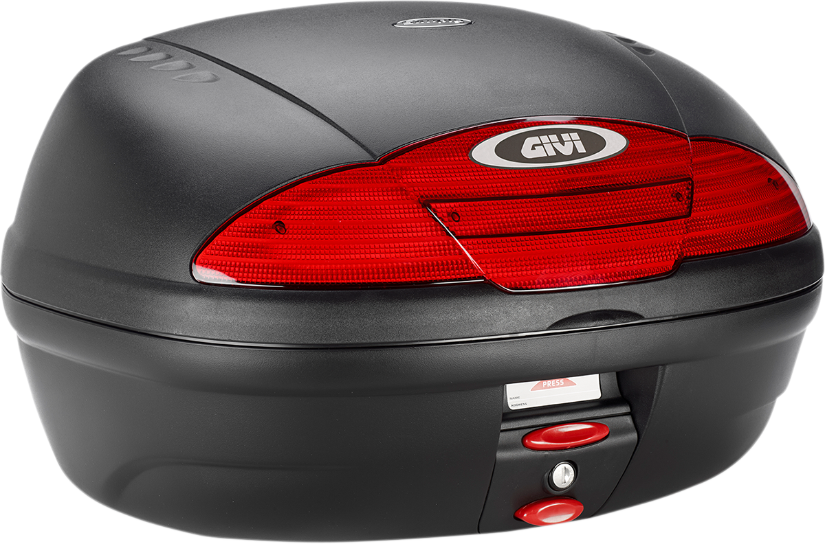 Baúl superior GIVI Simply II - Lente roja - 45 litros E450NA