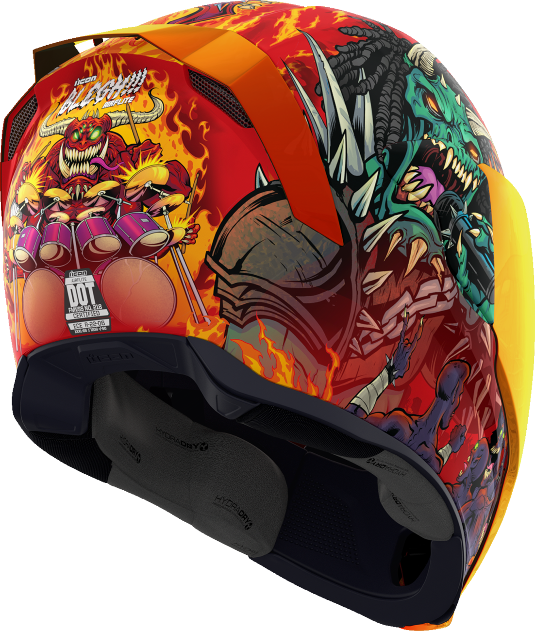 Casco ICON Airflite™ - Blegh - MIPS® - Rojo - Grande 0101-16923
