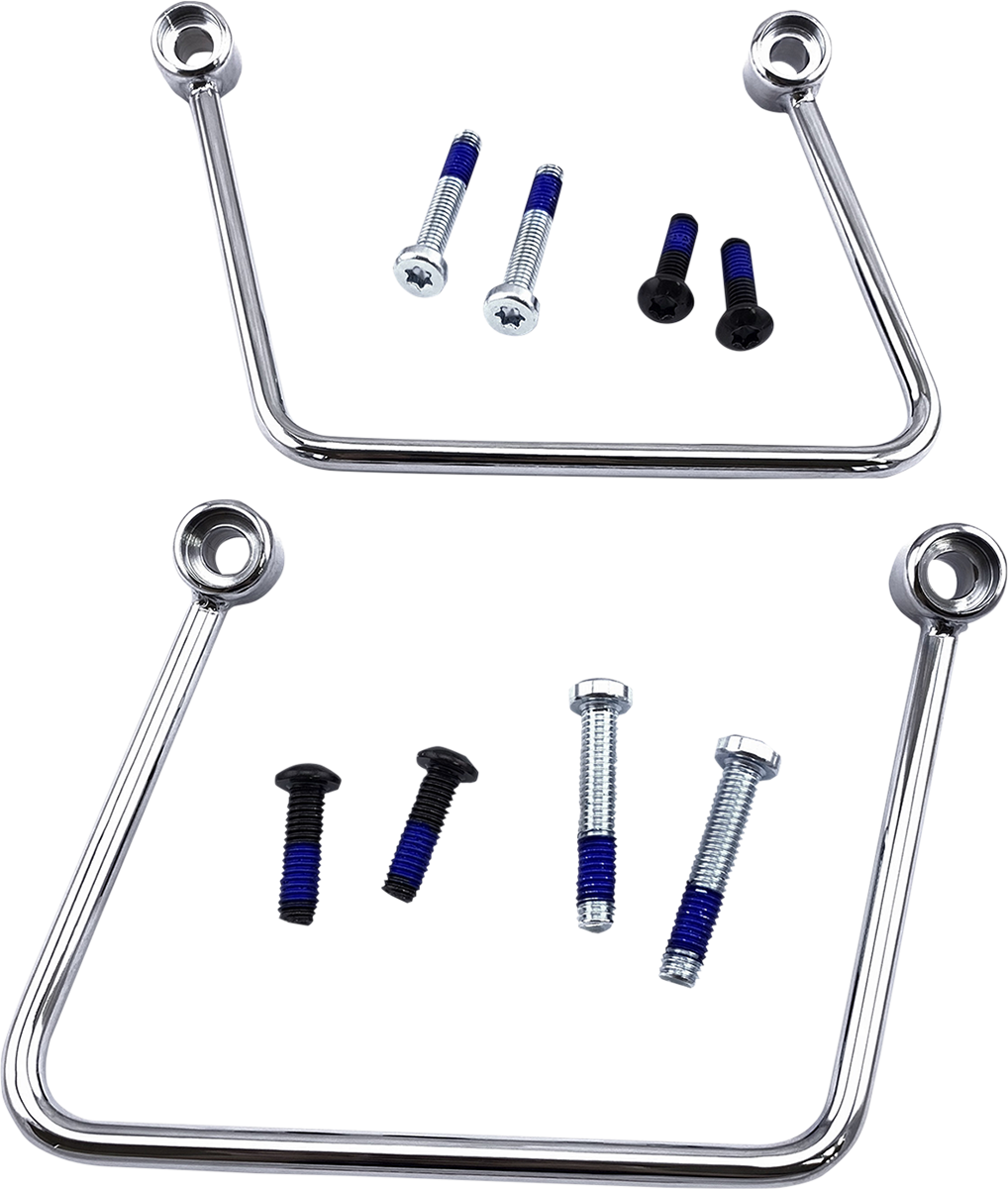 Kit de soporte para alforjas DRAG SPECIALTIES - Cromado - '18-'21 S77-0155C