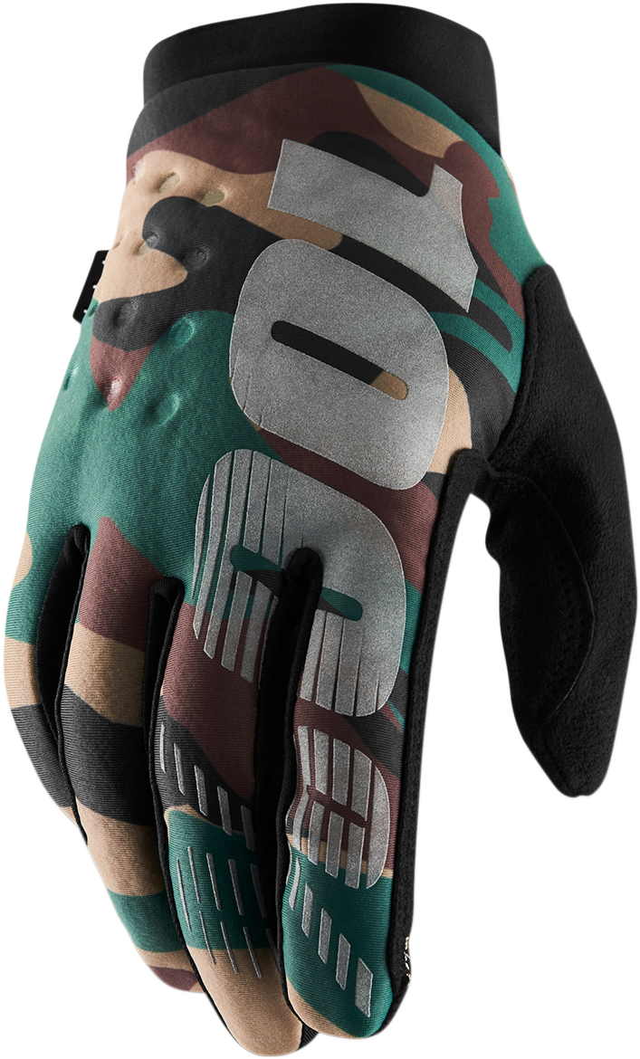 Guantes 100% Brisker - Camuflaje - XL 10003-00008