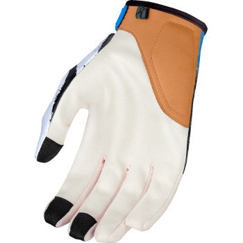 Guantes ICON Hooligan™ Rad Dawn - Blanco - Grande 3301-4853