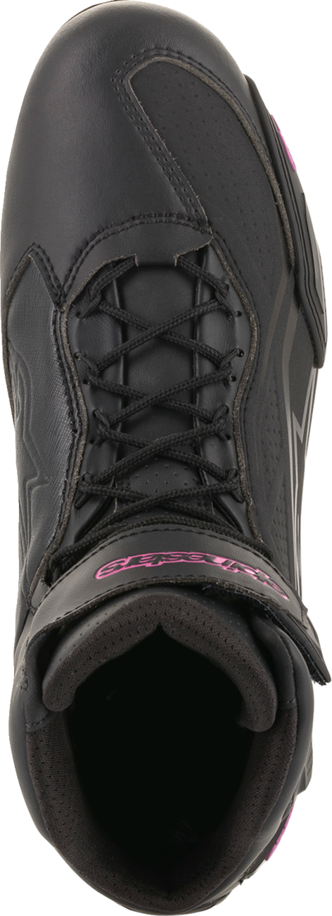 Zapatillas ALPINESTARS Stella Faster-3 para mujer - Negro/Rosa - Talla 8.5 (EE. UU.) 251041910399