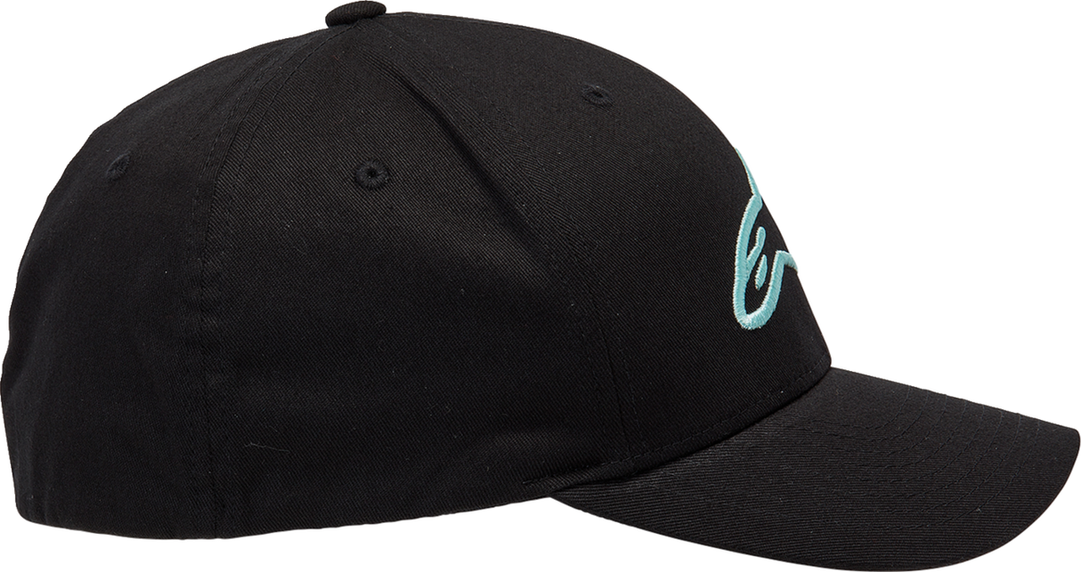 Gorra ALPINESTARS Ageless Curve - Negro/Agua clara - L/XL 1017810101177LX
