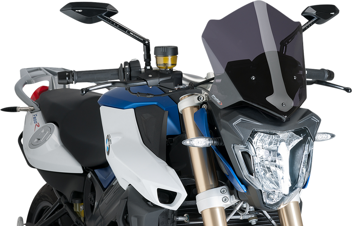 Cúpula PUIG HI-TECH PARTS Nueva Generación - Ahumado Oscuro - F800R 7650F