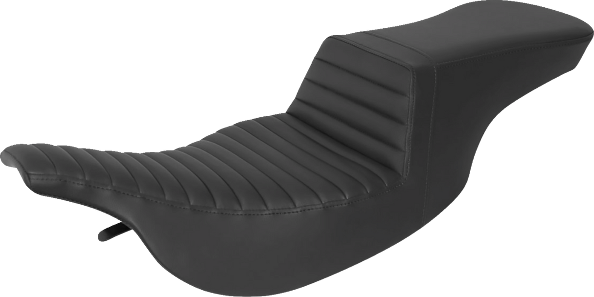 Asiento SADDLEMEN Step-Up - Delantero Tuck-n-Roll - Negro - FLH 897-07-191