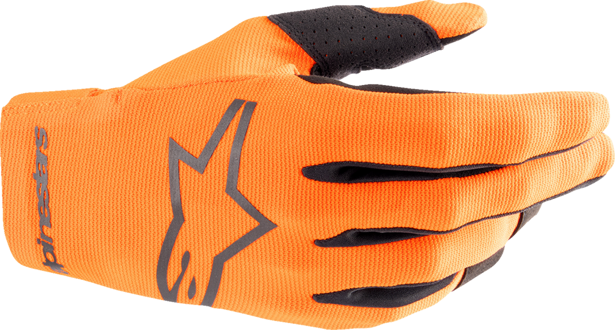 Guantes ALPINESTARS Radar - Naranja intenso/Negro - Grandes 3561824-411-L
