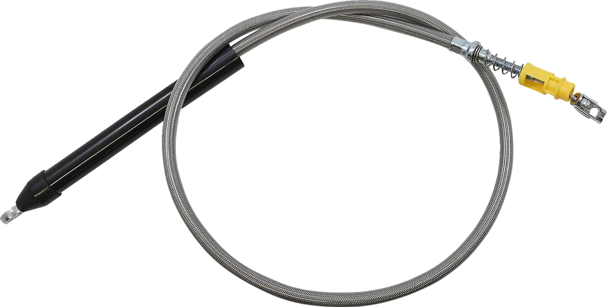 Cable de embrague LA CHOPPERS - Conexión rápida - Manillar tipo Ape Hanger de 12" a 14" - Acero inoxidable LA-8155C13