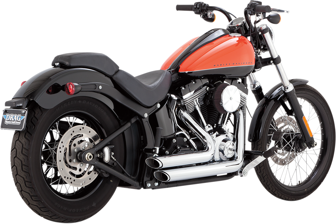 Sistema de escape escalonado VANCE & HINES Shortshots - Cromado 17225