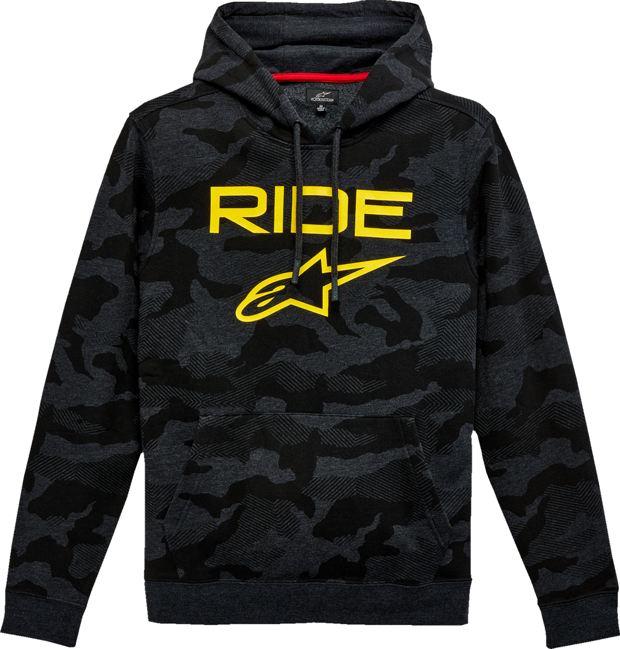 Sudadera con capucha ALPINESTARS Area - Gris carbón jaspeado - Talla grande 1232-51300-191L