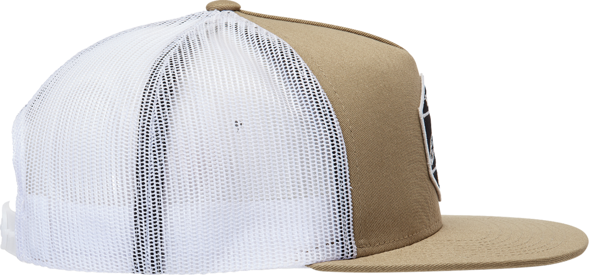Gorra de camionero Bolt de ALPINESTARS - Arena/Blanco - Talla única 1213810142320OS