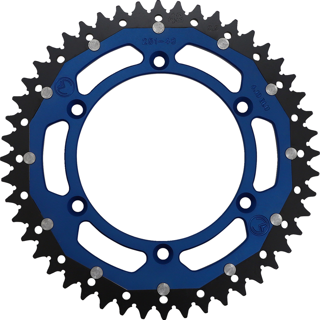 MOOSE RACING Piñón doble - Azul - 48 dientes 1210-251-48-12X