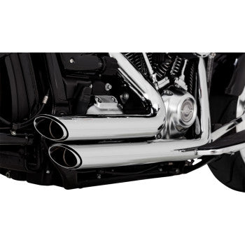 Sistema de escape escalonado VANCE & HINES Shortshots - Cromo 17335-22