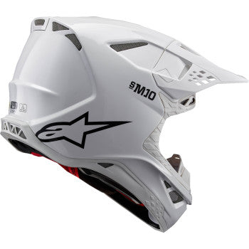 Casco de motocicleta ALPINESTARS Supertech M10 - Sólido - MIPS® - Blanco brillante - XL 8300323-2180-XL
