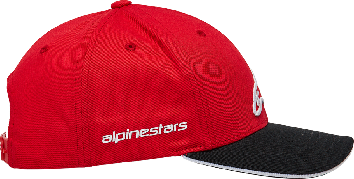 Gorra ALPINESTARS Rostrum - Rojo/Negro - Talla única 1232810003010OS