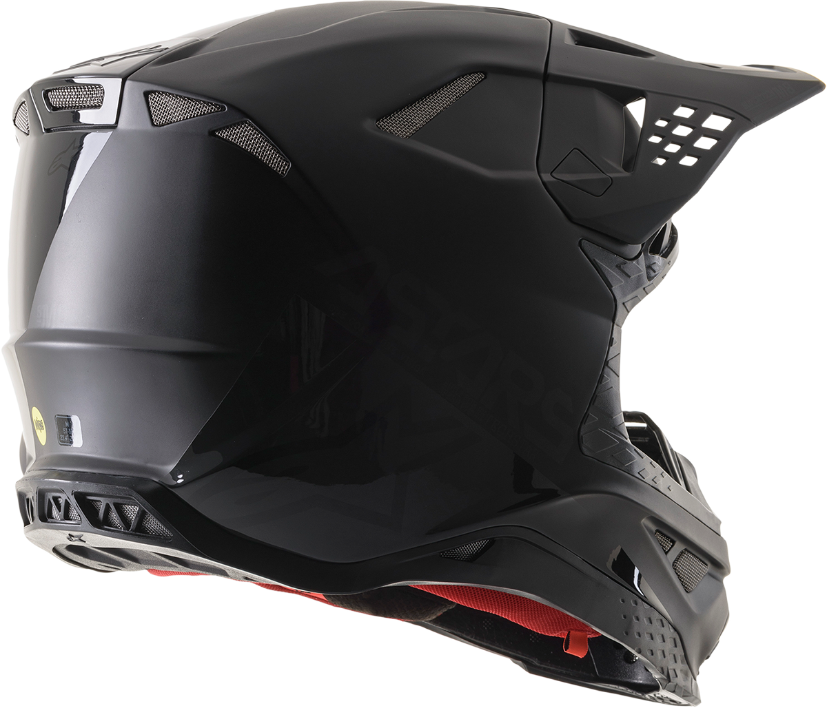 Casco de motocicleta ALPINESTARS Supertech M8 - Echo - MIPS® - Negro/Gris - Grande 8302621-1146-LG