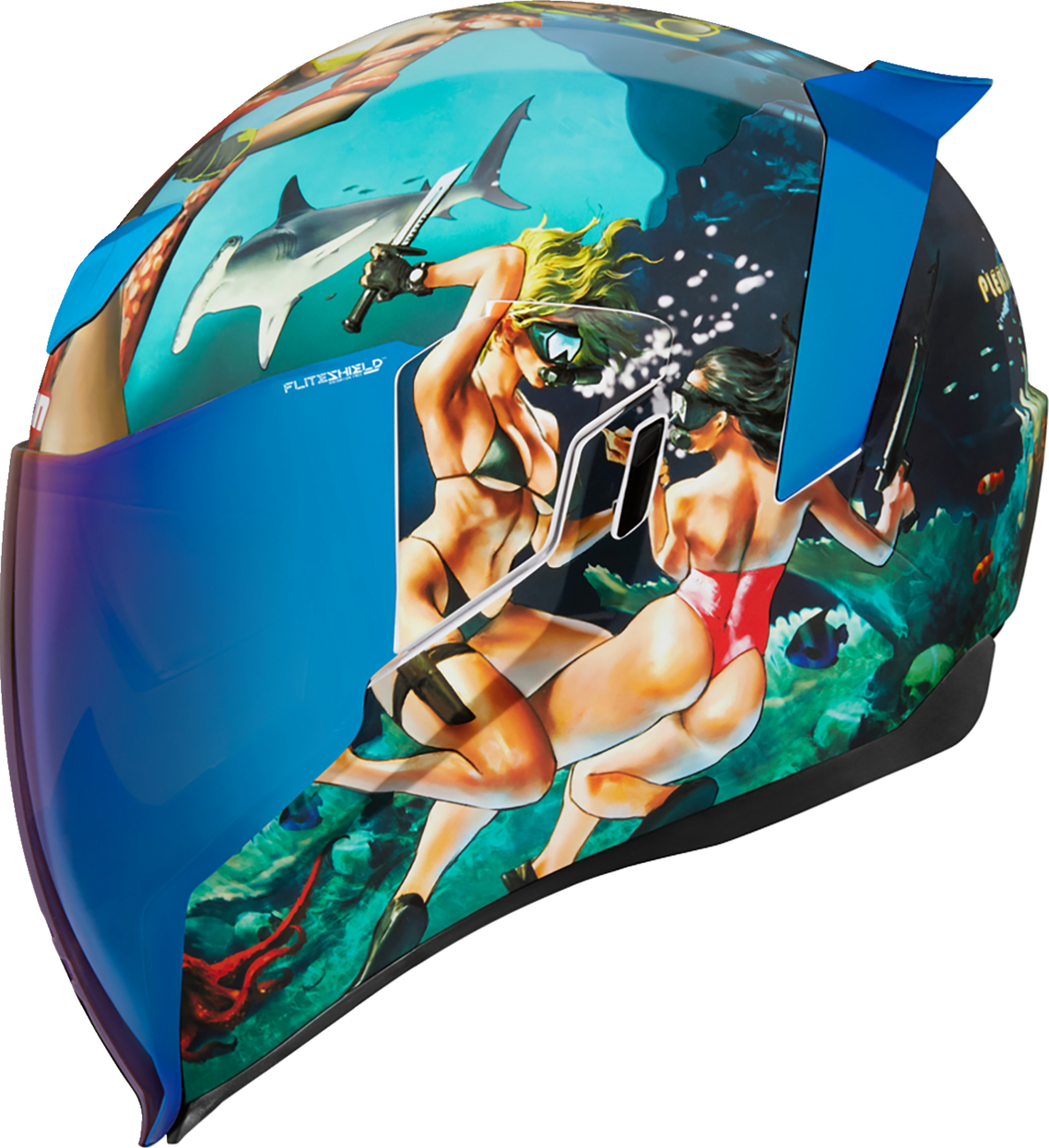 Casco ICON Airflite™ - Pleasuredome4 - Azul - Pequeño 0101-15001