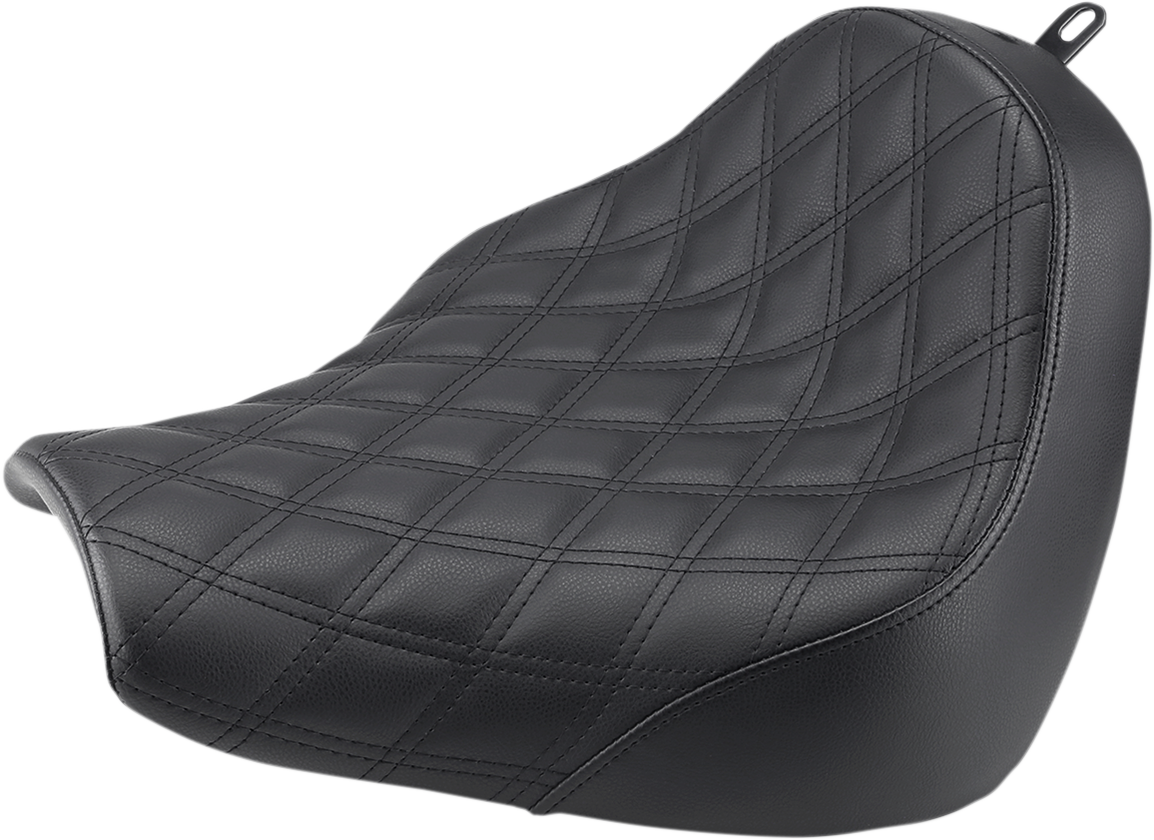 Asiento individual SADDLEMEN Renegade - Costuras enrejadas - Negro 818-31-002LS