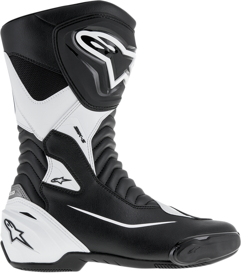 Botas ALPINESTARS SMX-S - Negro/Blanco - Talla 10.5 EE. UU. / 45 UE 2223517-12-45