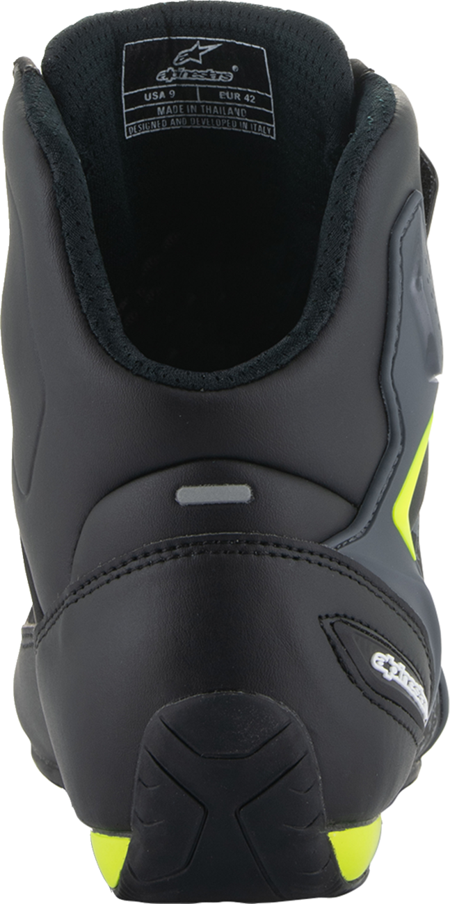 Zapatillas ALPINESTARS Faster-3 - Negro/Amarillo - Talla 9.5 (EE. UU.) 2510219-155-9.5