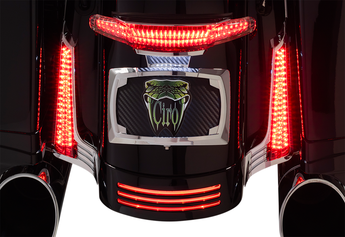 Luces LED para panel de relleno CIRO - Cromadas - Rojas 40045