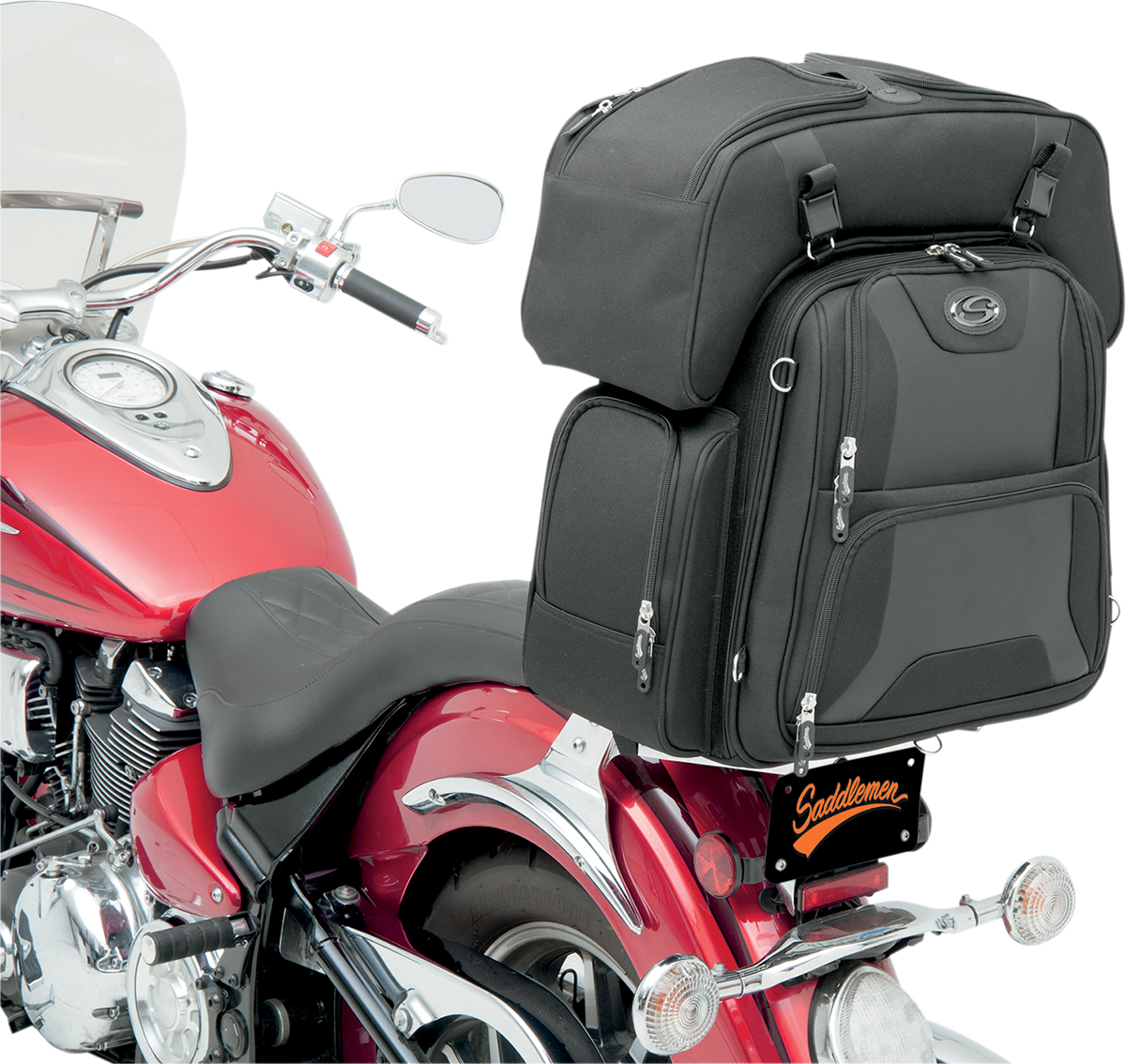 SADDLEMEN FTB3600 Respaldo deportivo y bolsa combinada EX000698