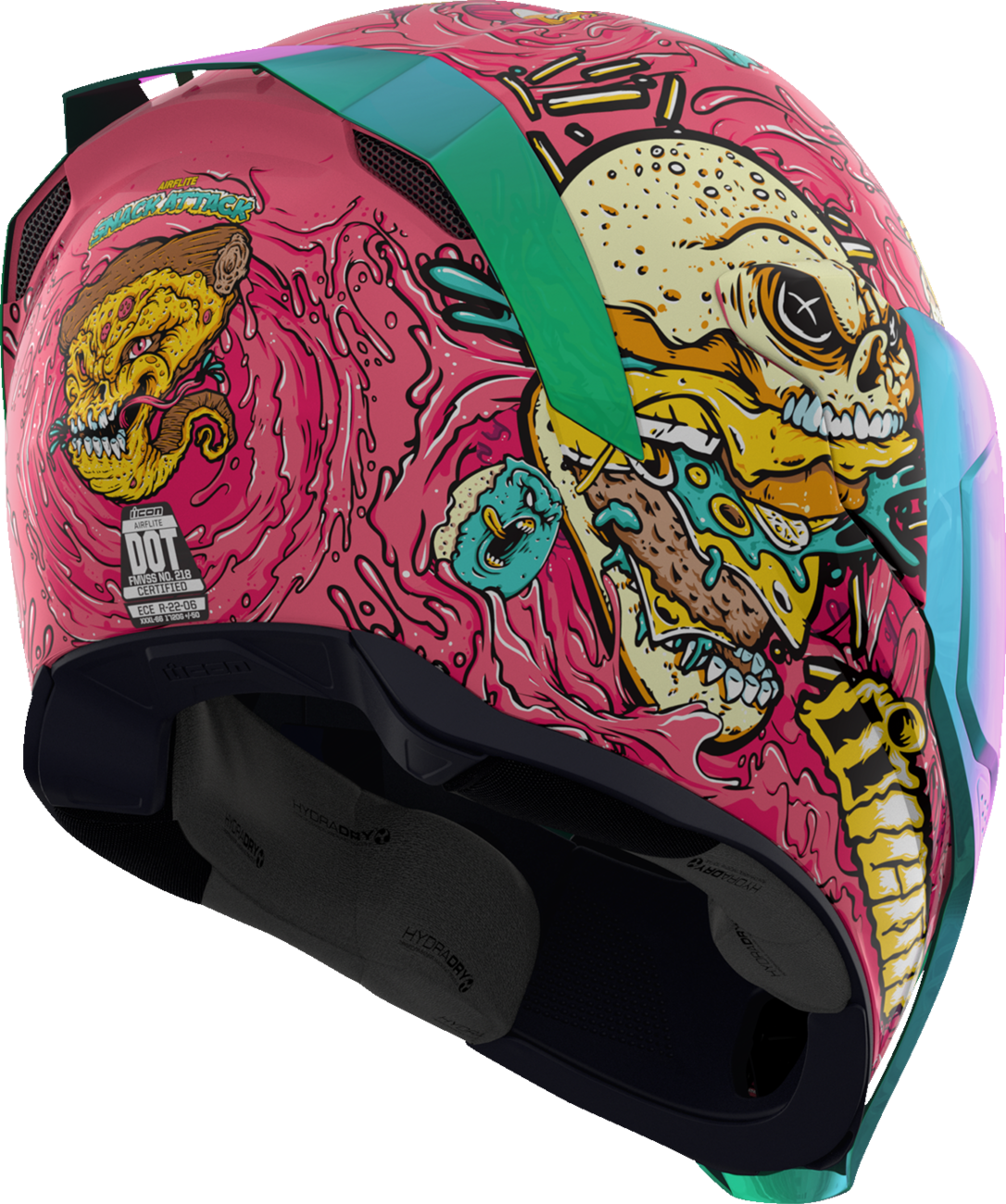 Casco ICON Airflite™ - Snack Attack - MIPS® - Rosa - Mediano 0101-16926