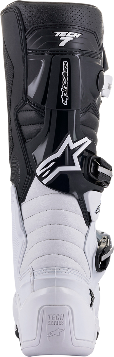 Botas ALPINESTARS Tech 7 - Blanco/Negro - Talla 11 de EE. UU. 2014-21-11