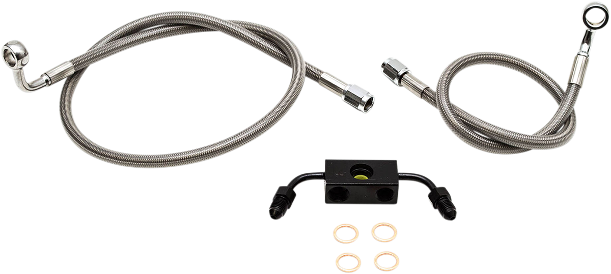 Manillares Ape Hanger de 12" a 14" - Acero inoxidable LA-8321B13