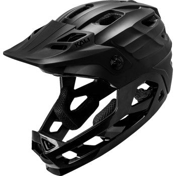 Casco integral de bicicleta KALI Maya para niños - Carrera - Negro - OS 0221924112