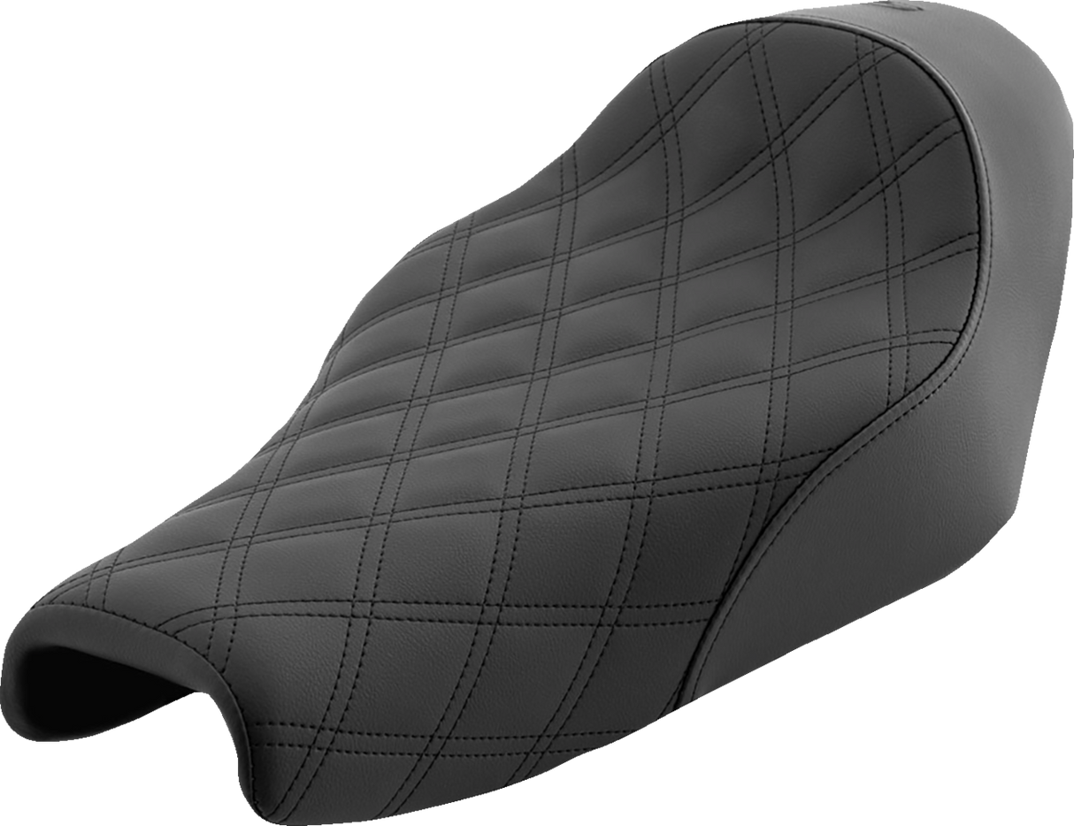 Asiento individual SADDLEMEN Renegade - Costuras enrejadas - Negro - XL 807-11-002LS