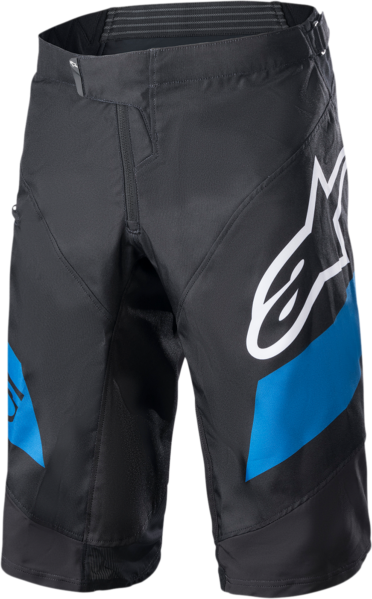 Pantalones cortos ALPINESTARS Racer - Negro/Azul - Talla 36 (EE. UU.) 1722919-1078-36