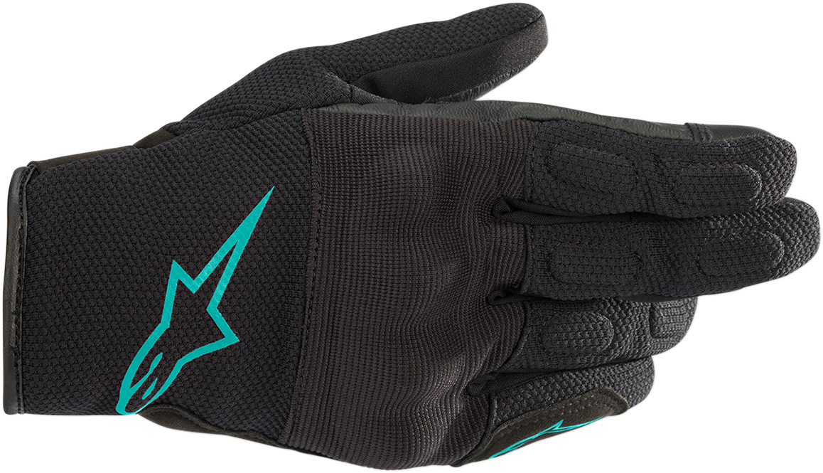 Guantes ALPINESTARS Stella S-Max Drystar® para mujer - Negro/Verde azulado - XL 3537620-1170-XL