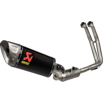 AKRAPOVIC Racing Line Exhaust System - Carbon Fiber - Suzuki 2025 GSX-8S & GSX-8R S-S8R2-EEC