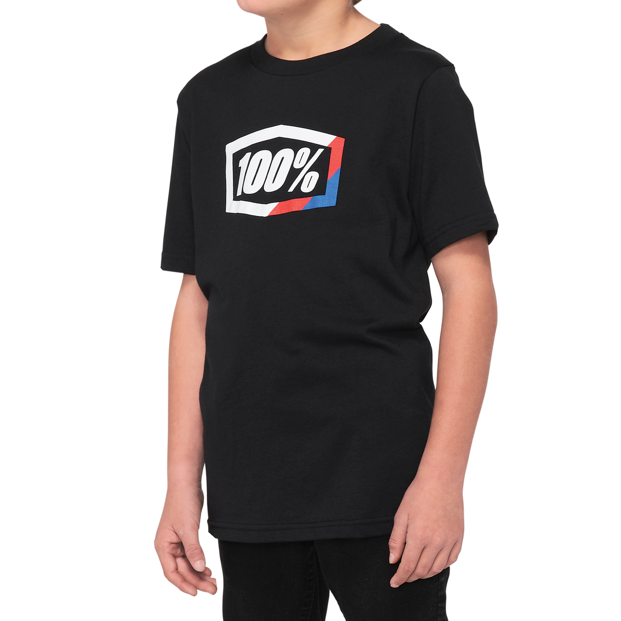 Camiseta Icon 100% para mujer - Negra - Talla pequeña 20002-00000