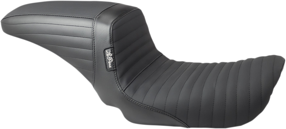 Asiento LE PERA Kickflip - Plisado con cinta de agarre - Negro - FXD '04-'05 LF-591PTGP