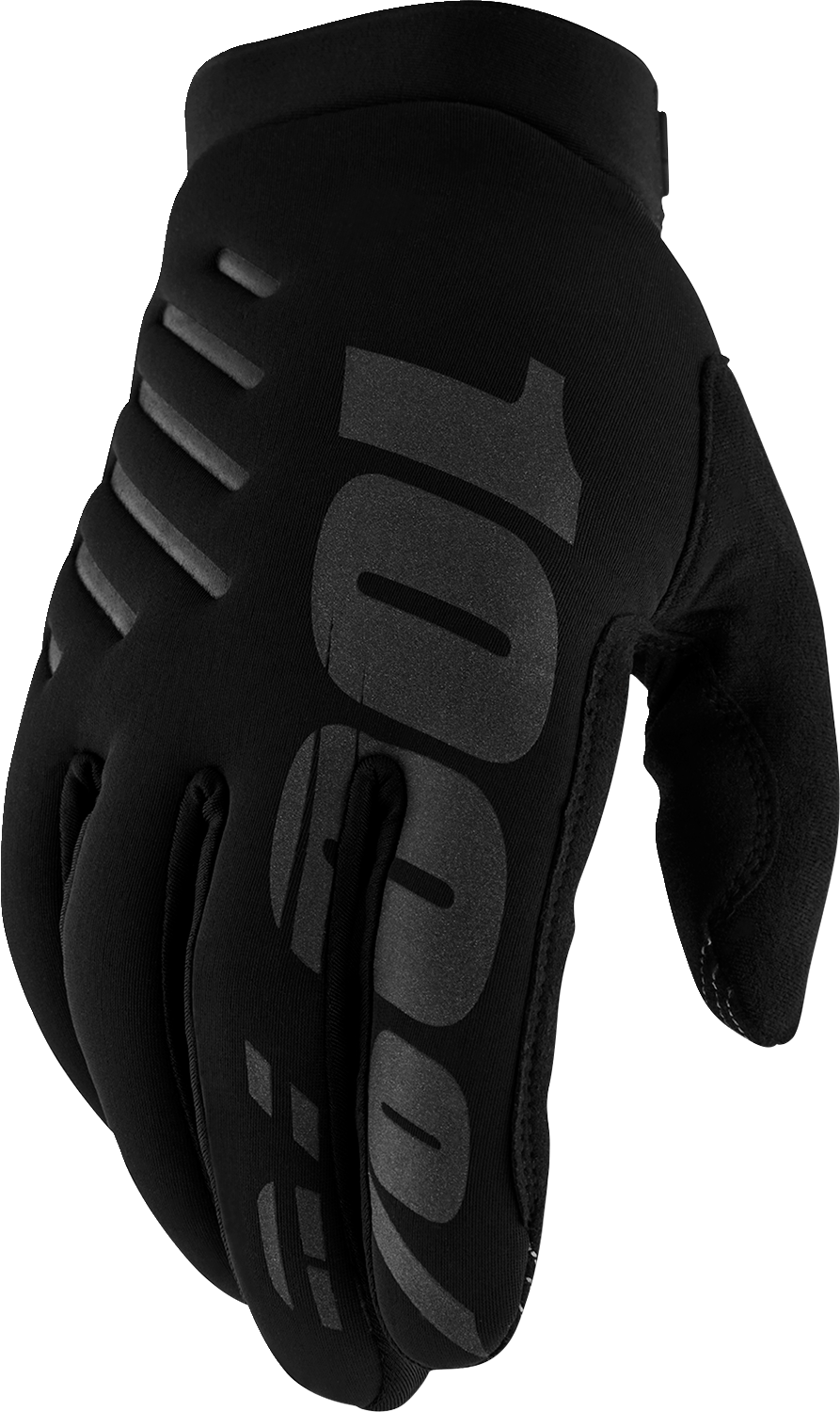 Guantes Brisker 100% para mujer - Negro/Gris - Talla grande 10005-00003