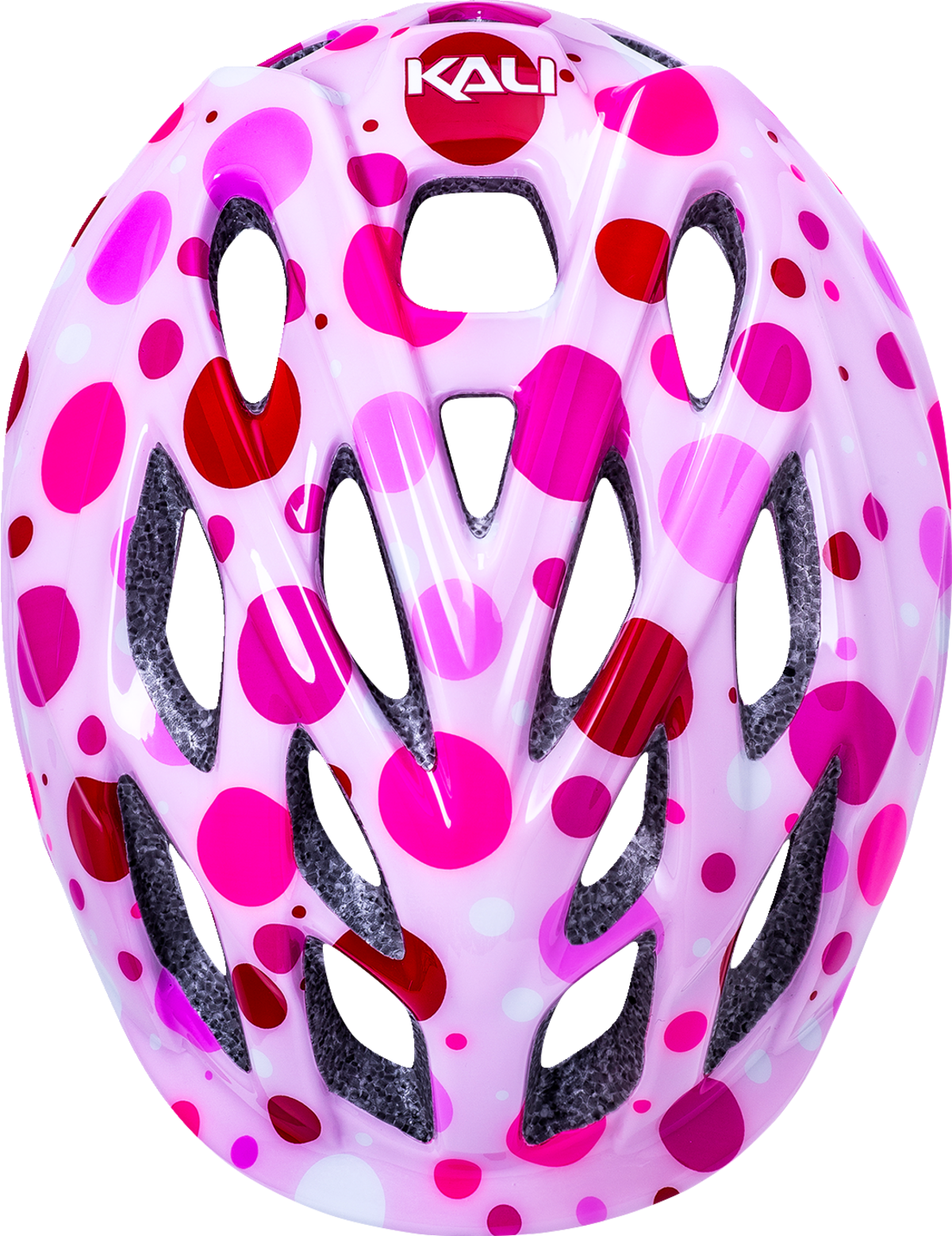Casco de bicicleta infantil con iluminación KALI Chakra - Confeti - Rosa brillante - XS 0221022124