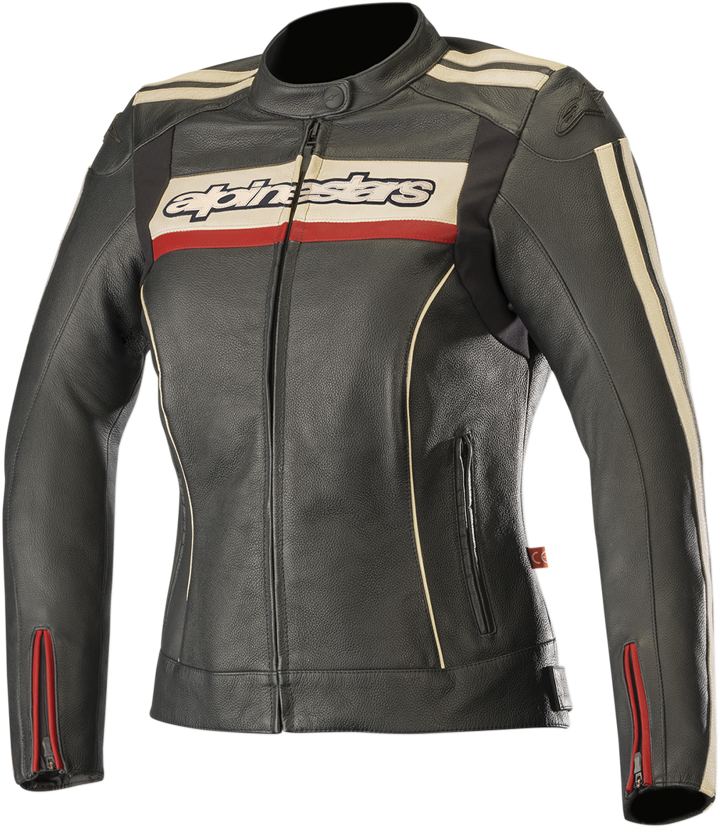 Chaqueta ALPINESTARS Stella Dyno v2 para mujer - Negro/Rojo - Talla EE. UU. 28 / Talla UE 44 3112518-1830-44