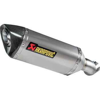 AKRAPOVIC Slip-On Line Muffler - Titanium - ECE - Kawasaki Z900 2025 S-K9SO11-HZT