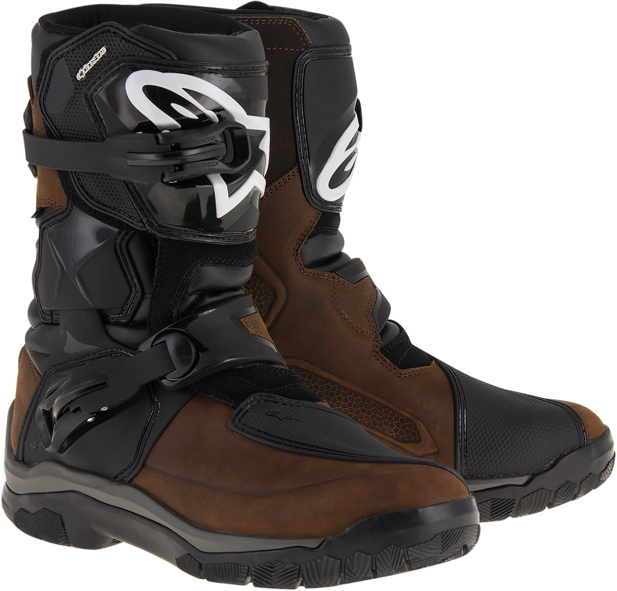 Botas ALPINESTARS Belize Drystar® - Marrón engrasado - US 7 2047317-82-7