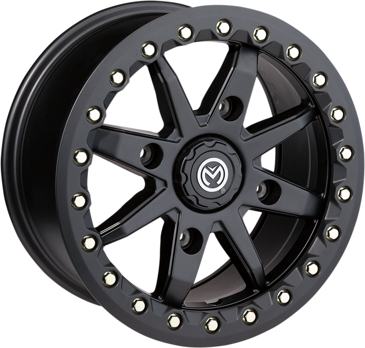 Rueda MOOSE UTILITY - 544X Beadlock - Delantera/Trasera - Negra - 14x7 - 4/136 - 5+2 544BL147136SB54
