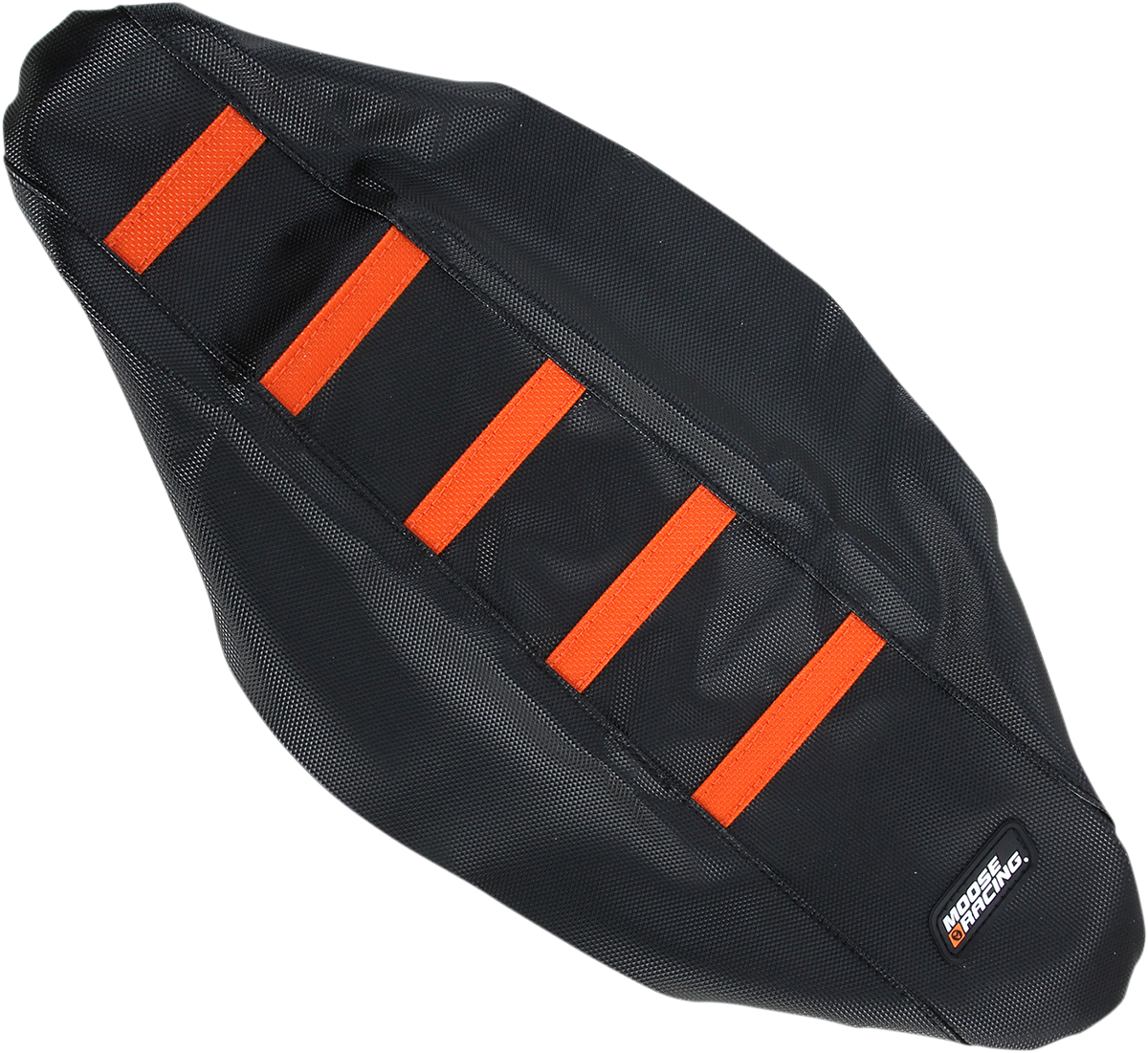 Funda de asiento acanalada MOOSE RACING - Cubierta negra/Varillas naranjas - KTM KTM8513-336RT